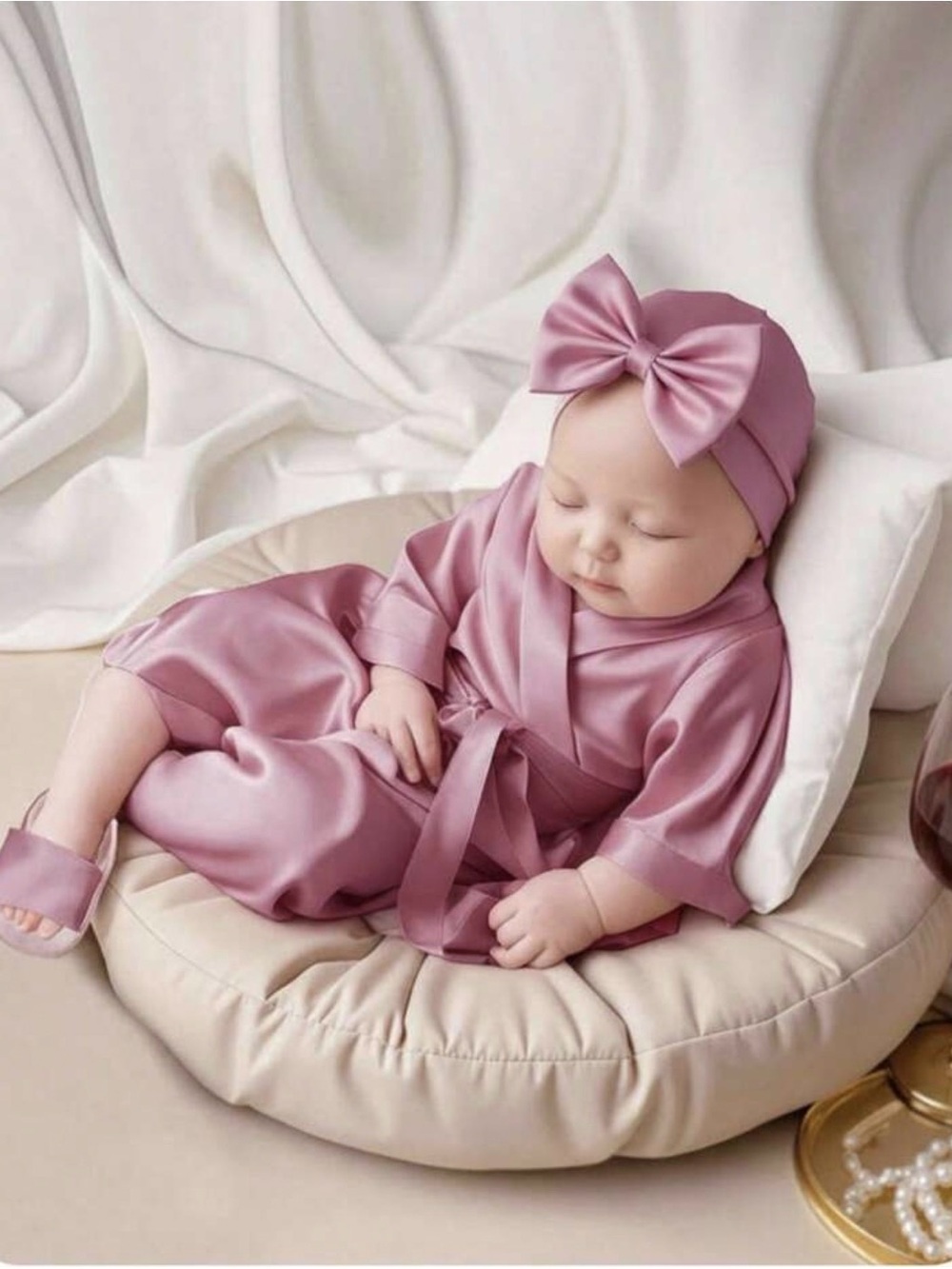Baby Prop Sets with Matching Headbands-including swing prop